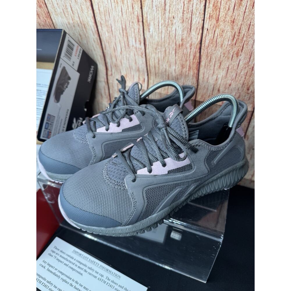 Reebok Womens Flexagon 3.0 Work Gray Safety Shoes Size 9W (5163385) - Picture 9 of 16